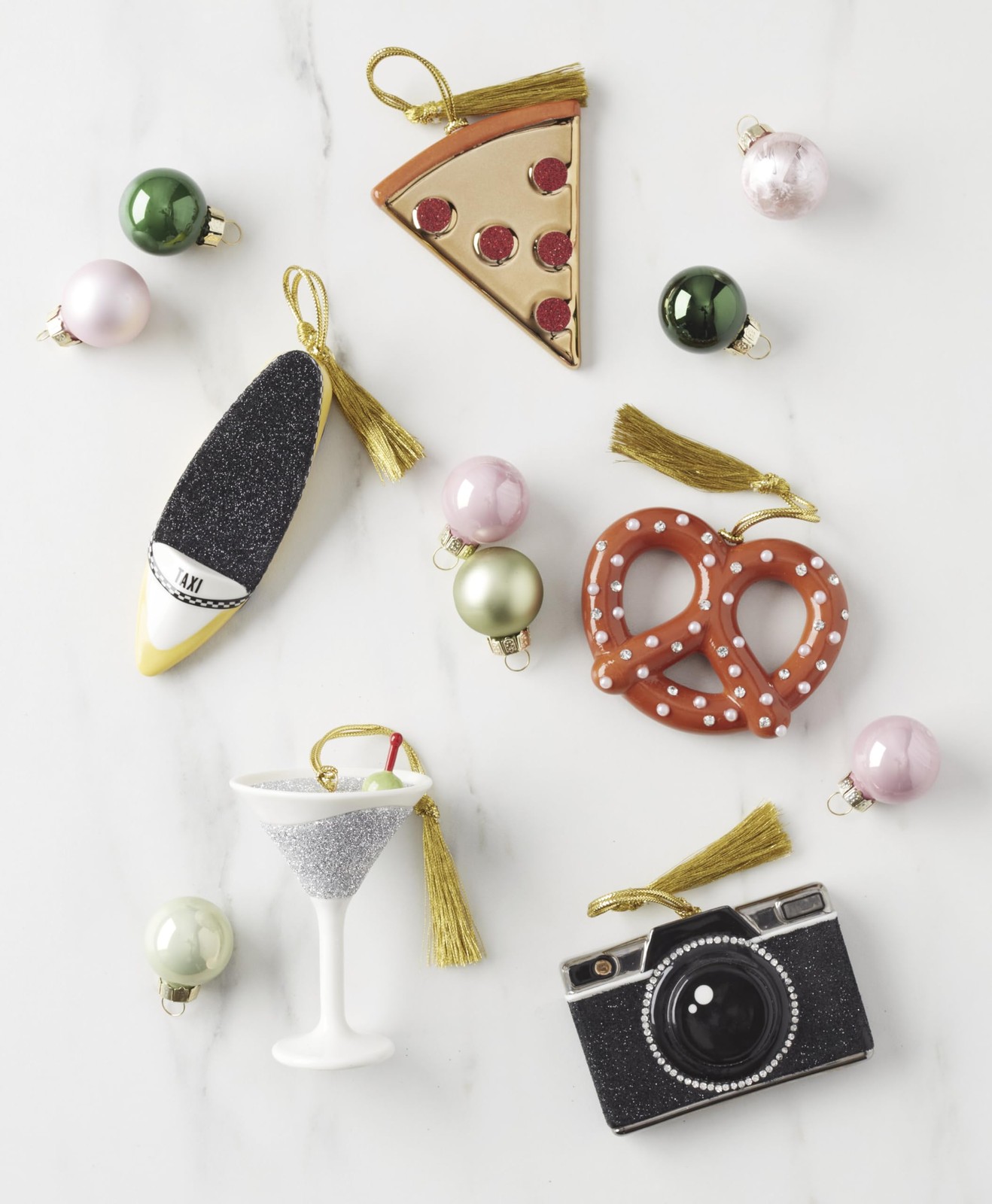kate spade new york Be Jolly Martini Ornament, Christmas, Holiday Decorations