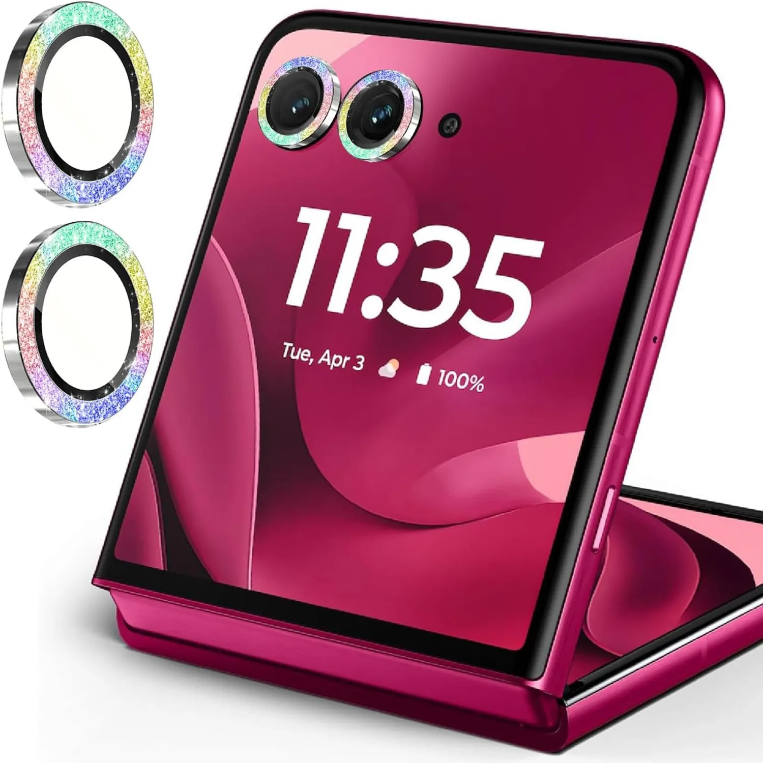 Glitter Alloy Camera Glass Protector Motorola Razr 60 70 Ultra 2025/26 Lens Ring