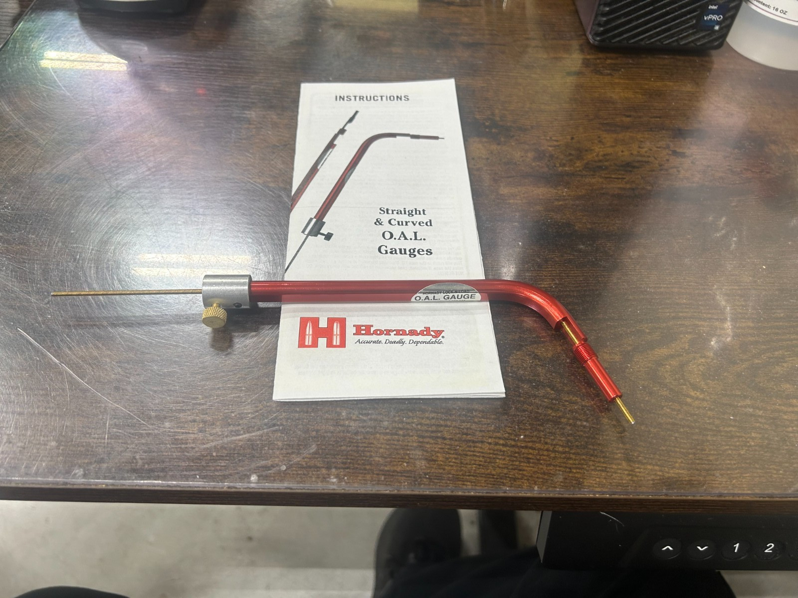 Hornady LOCK-N-LOAD / Stoney Point Curved O.A.L. Gage #C1550 (Metal)