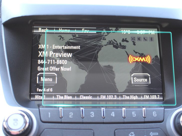 Crystal Clear Screen Protector for 2012 GMC Terrain Vehicle Navigation