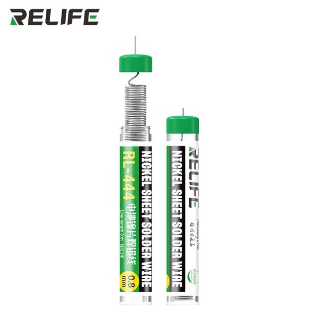 RELIFE RL-444 0.8mm Soldering Wire for Mobile Phone Battery Nickel Sheet Welding