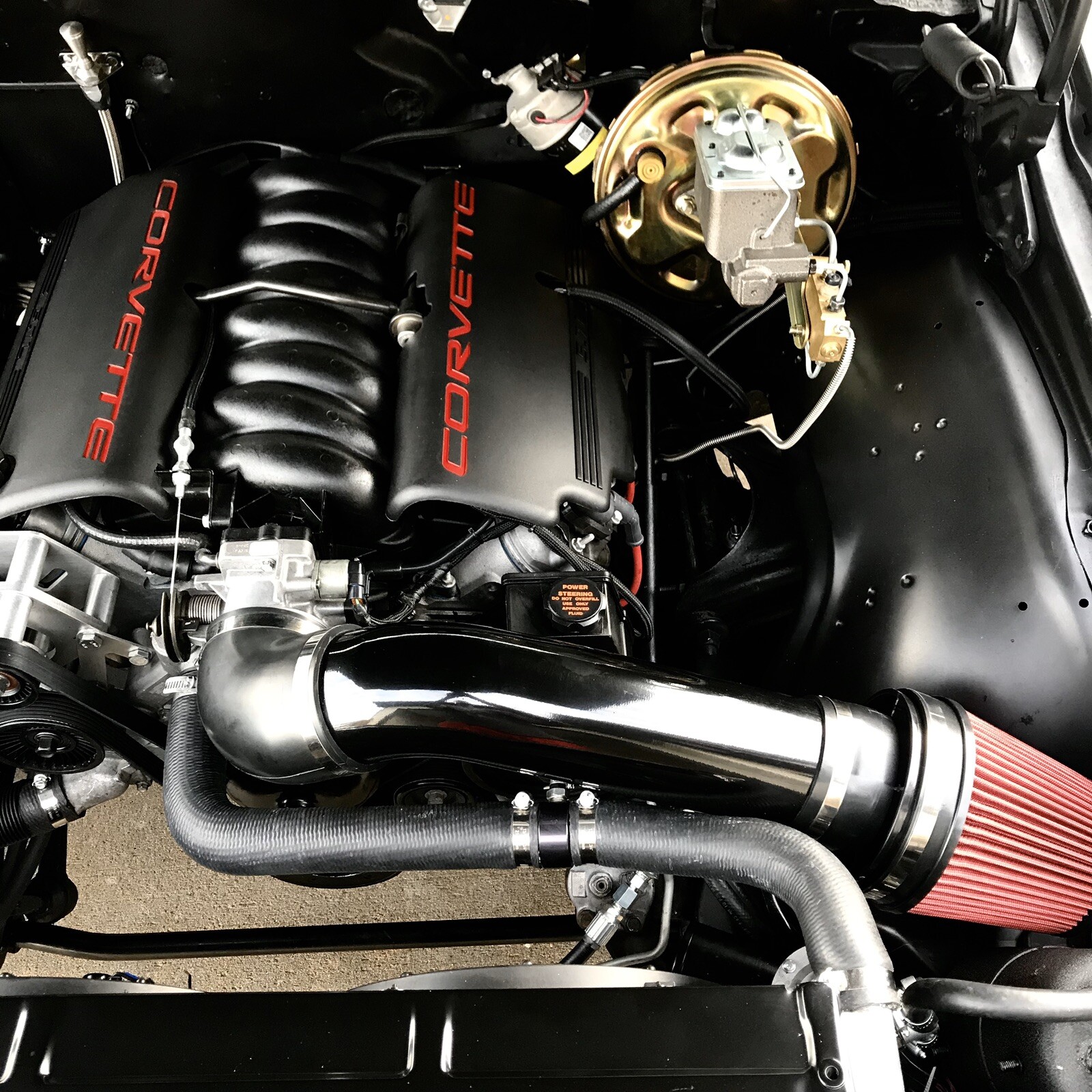 LS Swap Universal Cold Air Intake - GLOSS BLACK