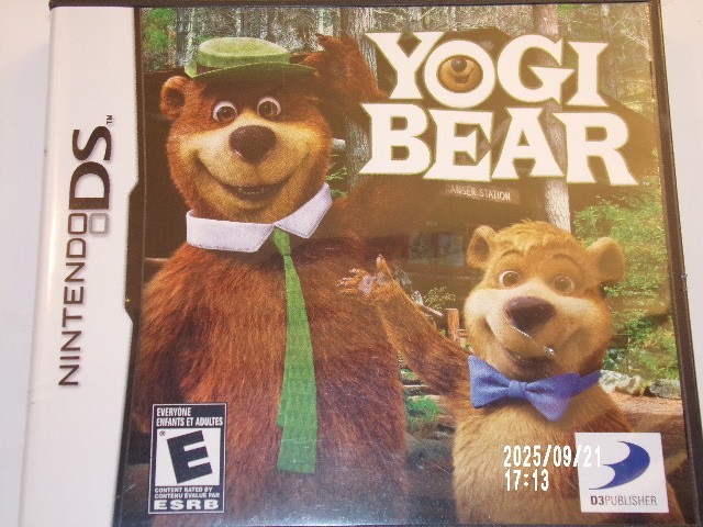 Yogi Bear (Nintendo DS) Case ONLY / No Game / Authentic USA Version / Fast Ship