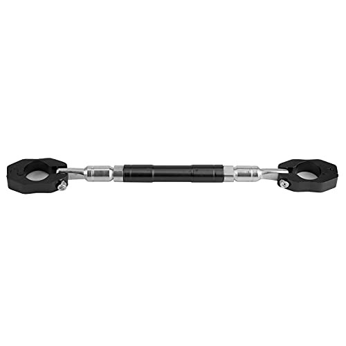 22mm Handlebar Crossbar, Universal 7/8in Adjustable, Black Aluminum black