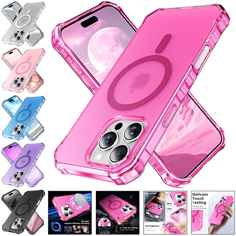MagSafe Case For iPhone 17 16 15 14 13 12 Pro Max Heavy Duty Shockproof Cover