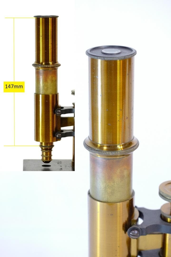 microscope antique collectible Ernst Leitz Stand V Microscope SN.1557 1873