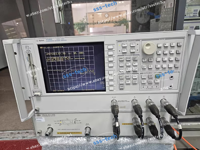 AGILENT (HP) 8753ES NETWORK ANALYZER 30 kHz-6 GHz Used Tested#prpr