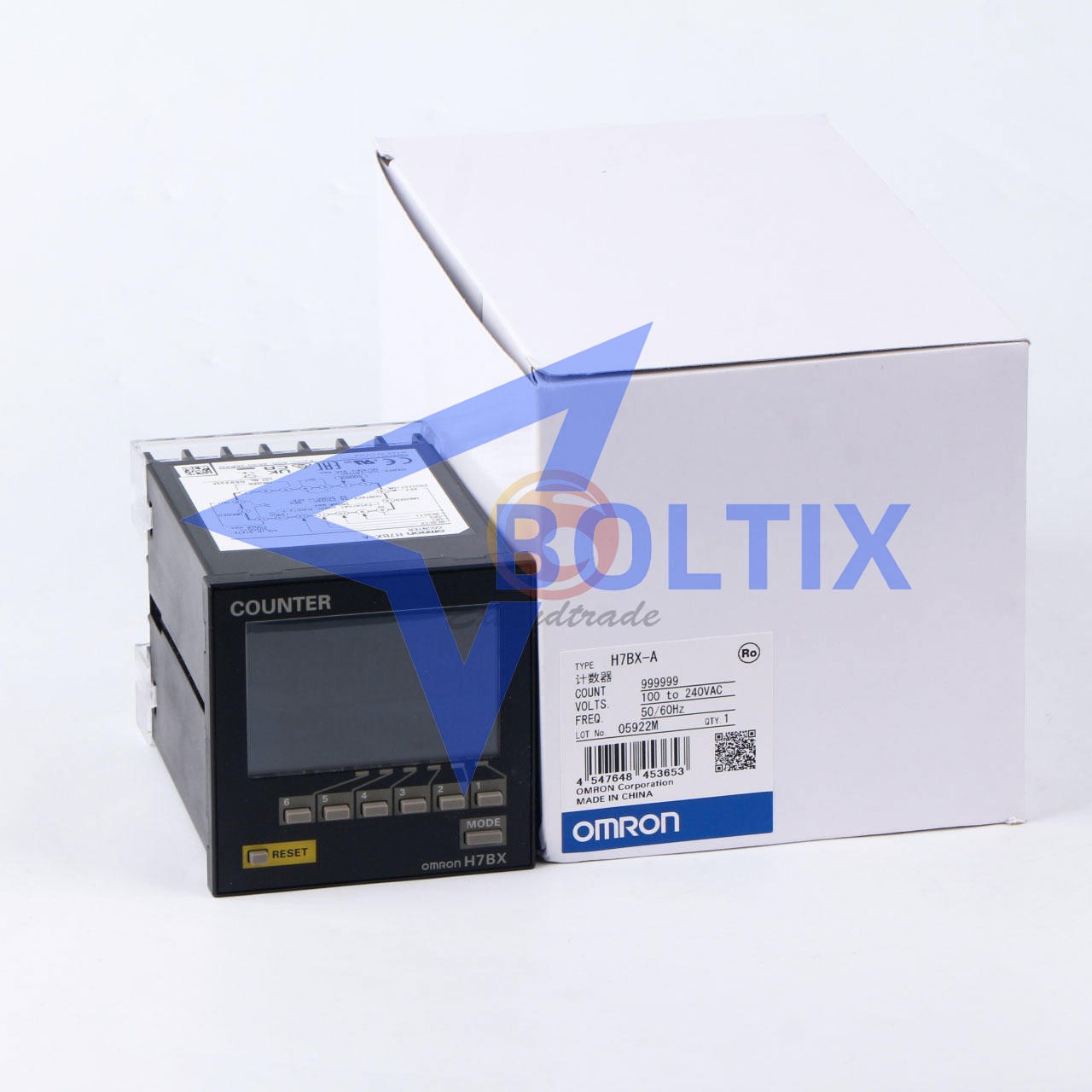 NEW OMRON Counter H7BX-A H7BXA 100-240VAC 1PCS