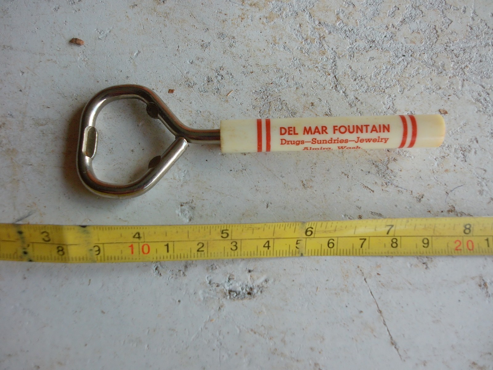 Vintage Bottle Opener Del Mar Fountain Almira Washington Lot 25-40