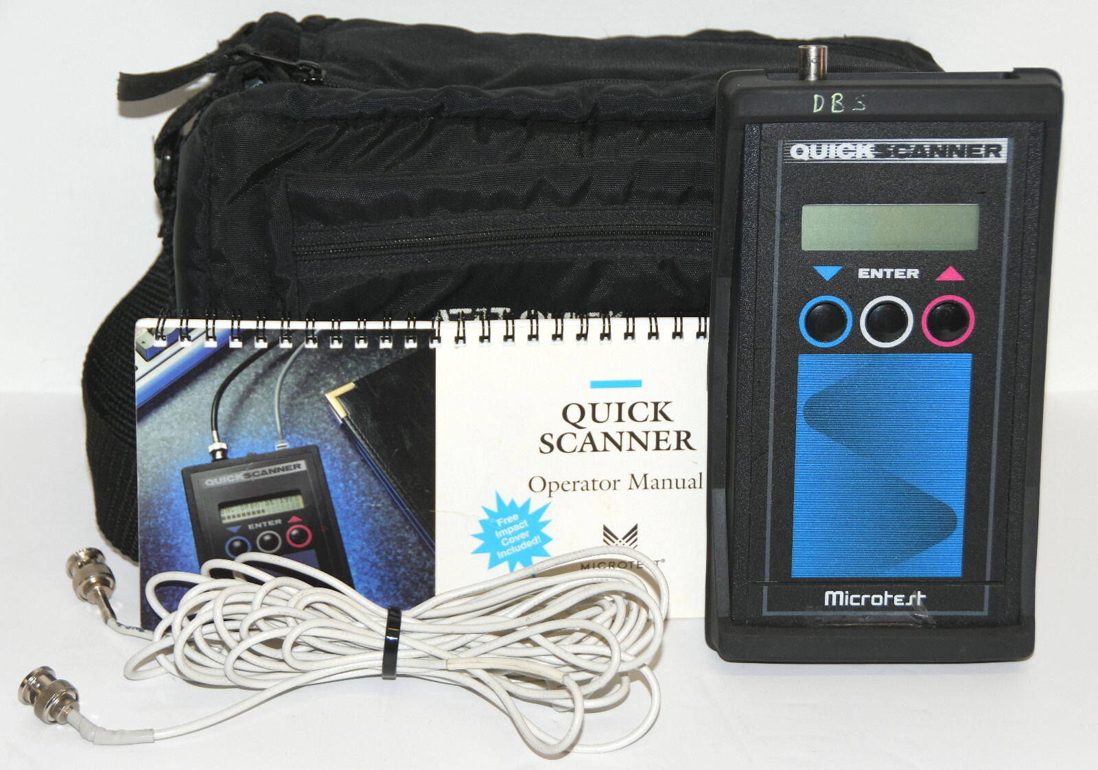 MicroTest Quick Scanner W/ Manual, Cables and Case