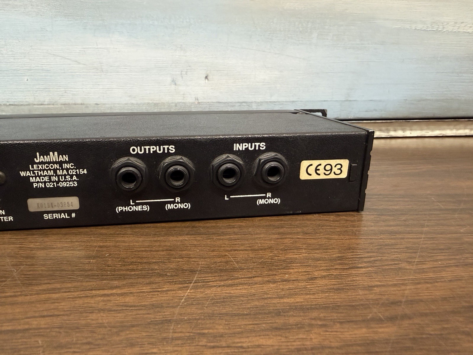 Rack Mount Lexicon Jamman Digital Delay Looper Effects No Power Supply