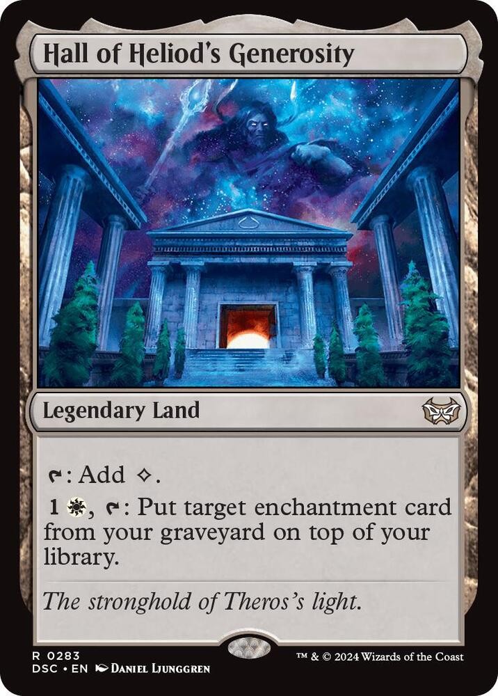 Hall of Heliod's Generosity MTG Commander: Duskmourn: House of Horror 283 R NM