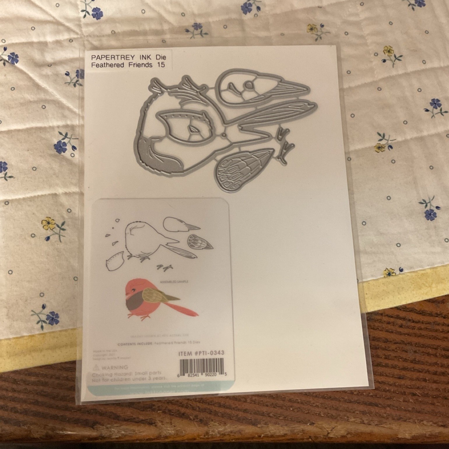 Papertrey Ink Feathered Friends 15 Cutting Dies. Cardmaking Scrapbooking new