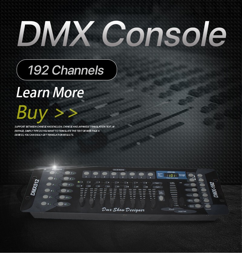 DMX 192 Channels Operator Console Controller for DJ Party Show Stage Lighting