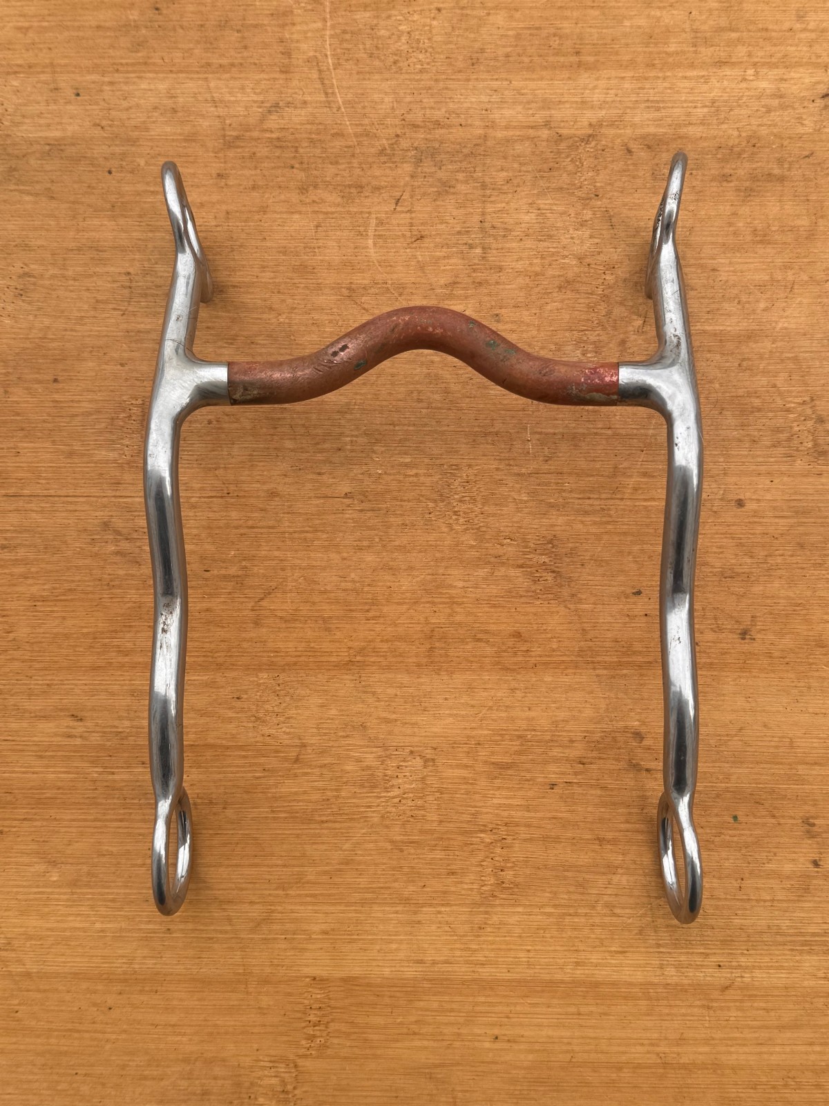 TRAMMELL Copper Low Port Western Horse Long Shank Bit ~ 5" Mouth