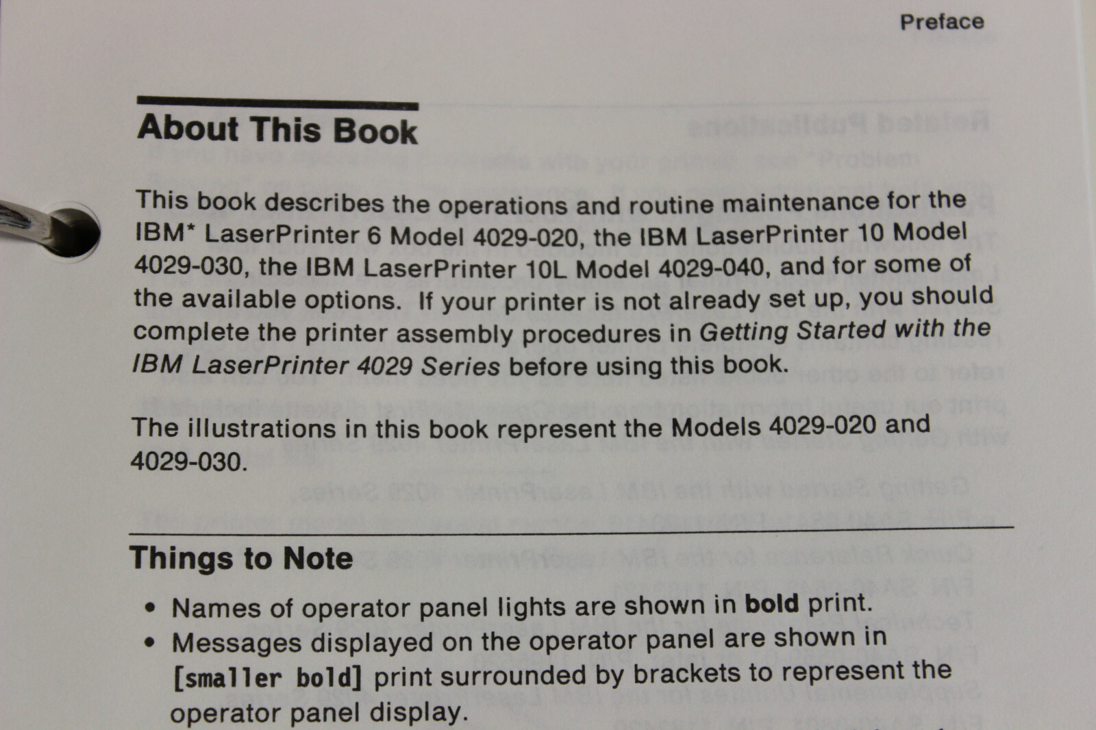 IBM LASERPRINTER 4029 SERIES USER'S GUIDE