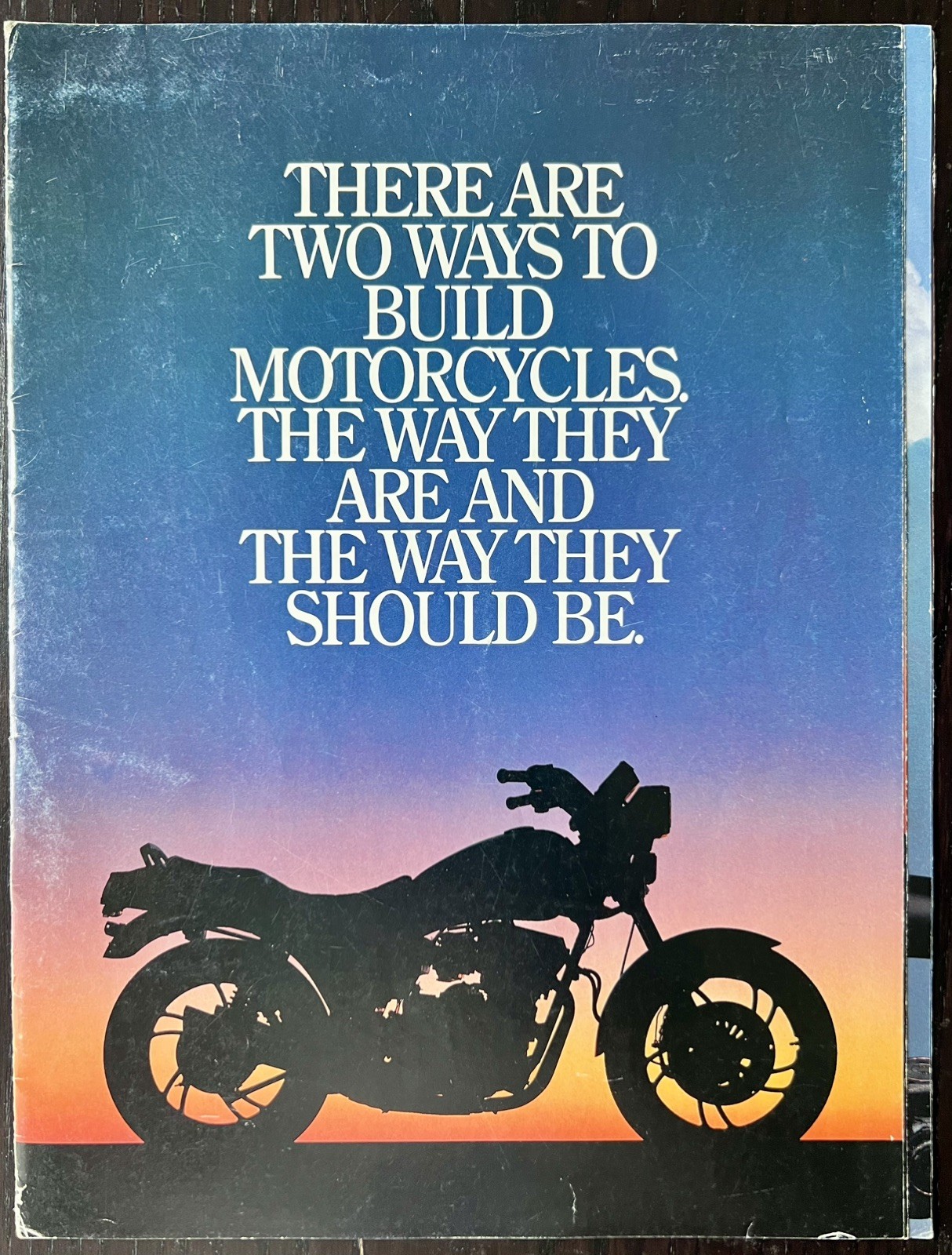 1981 Yamaha Motorcycle Bike Vintage Brochure Catalog Virago XV920 Maxim 650