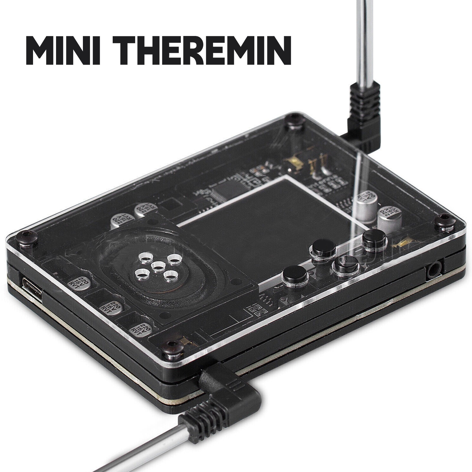 Retro Theremin Musical Electronic Creative Instrument Multiple Voice Adjustable