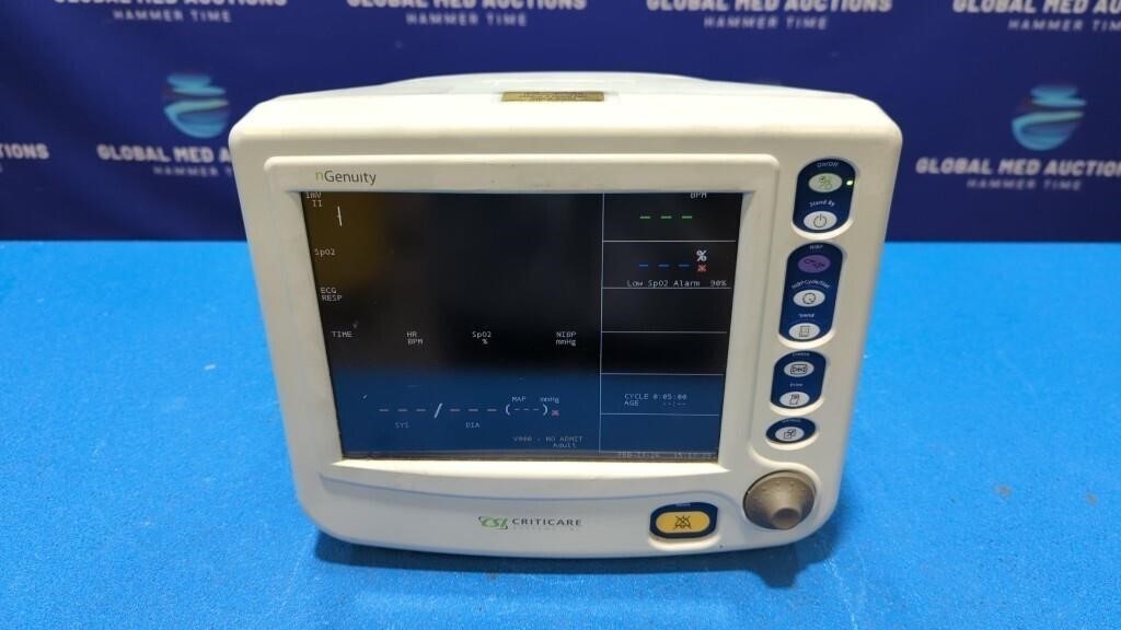 CSI Criticare nGenuity 8100EP Patient Monitor - Free Shipping