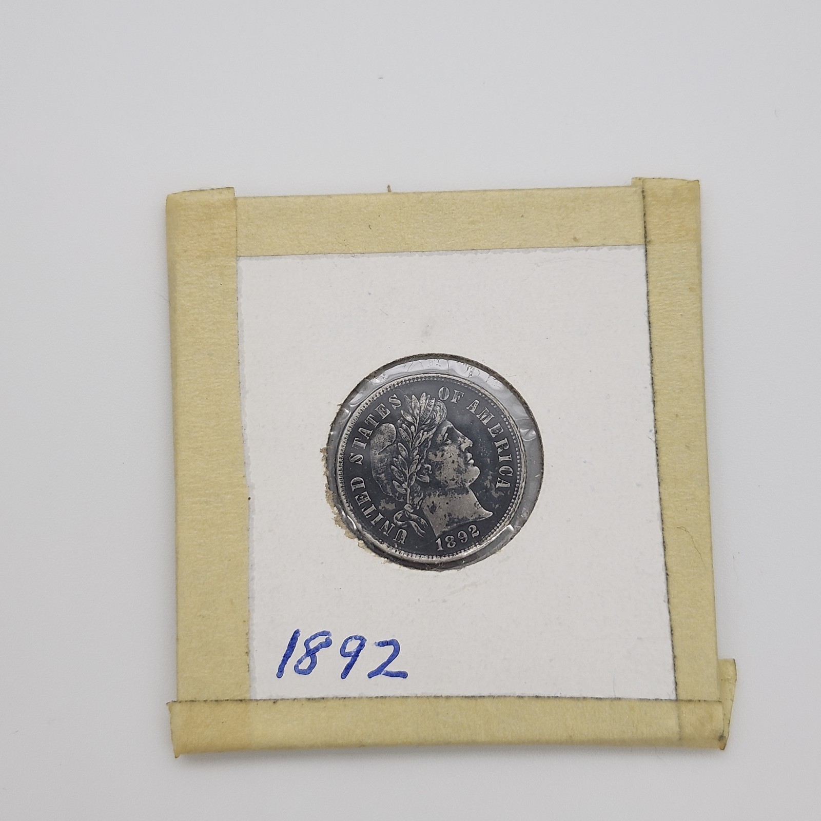 1892 Barber Dime Very Nice Condition Great Color