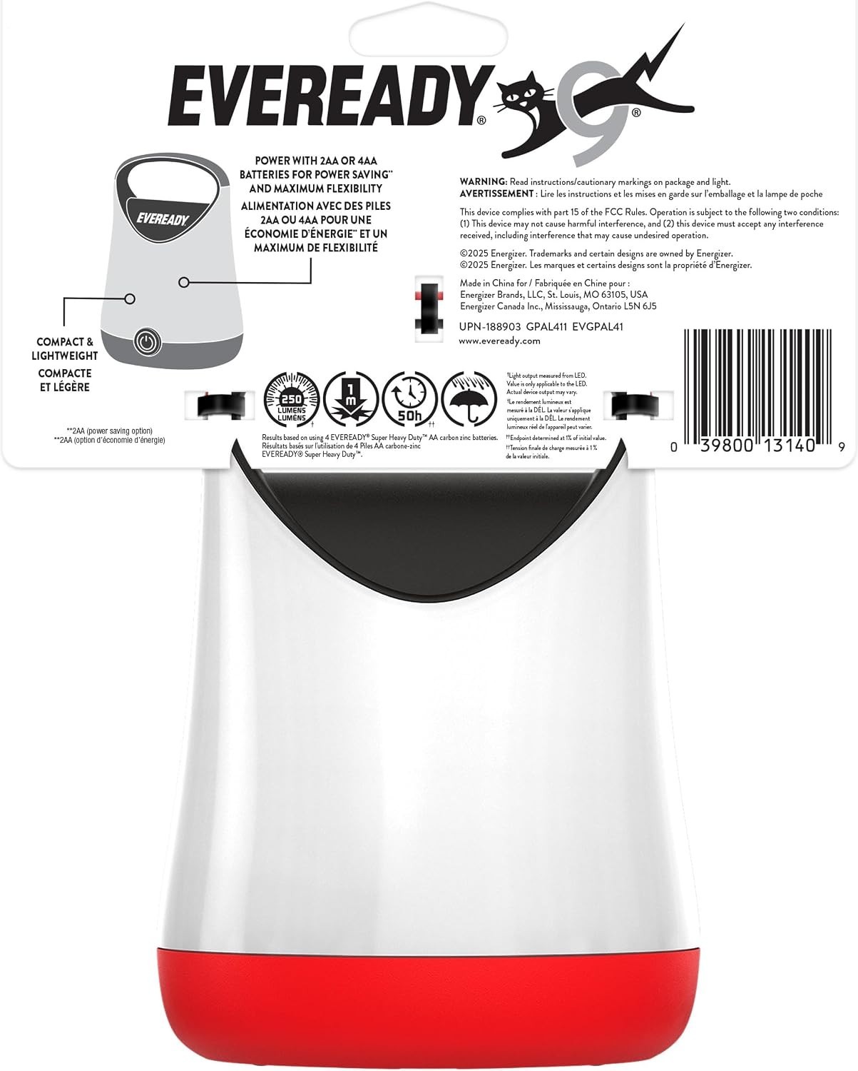 Durable Handheld LED Lantern X-250 - 100 Hour Runtime, Ideal for Power Outages