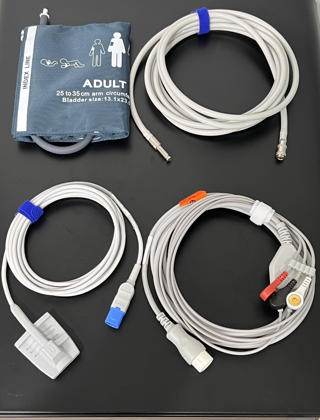 Philips MP50 Accessories Kit Bundle - Cuff, Hose, SpO2, ECG - Same Day Shipping