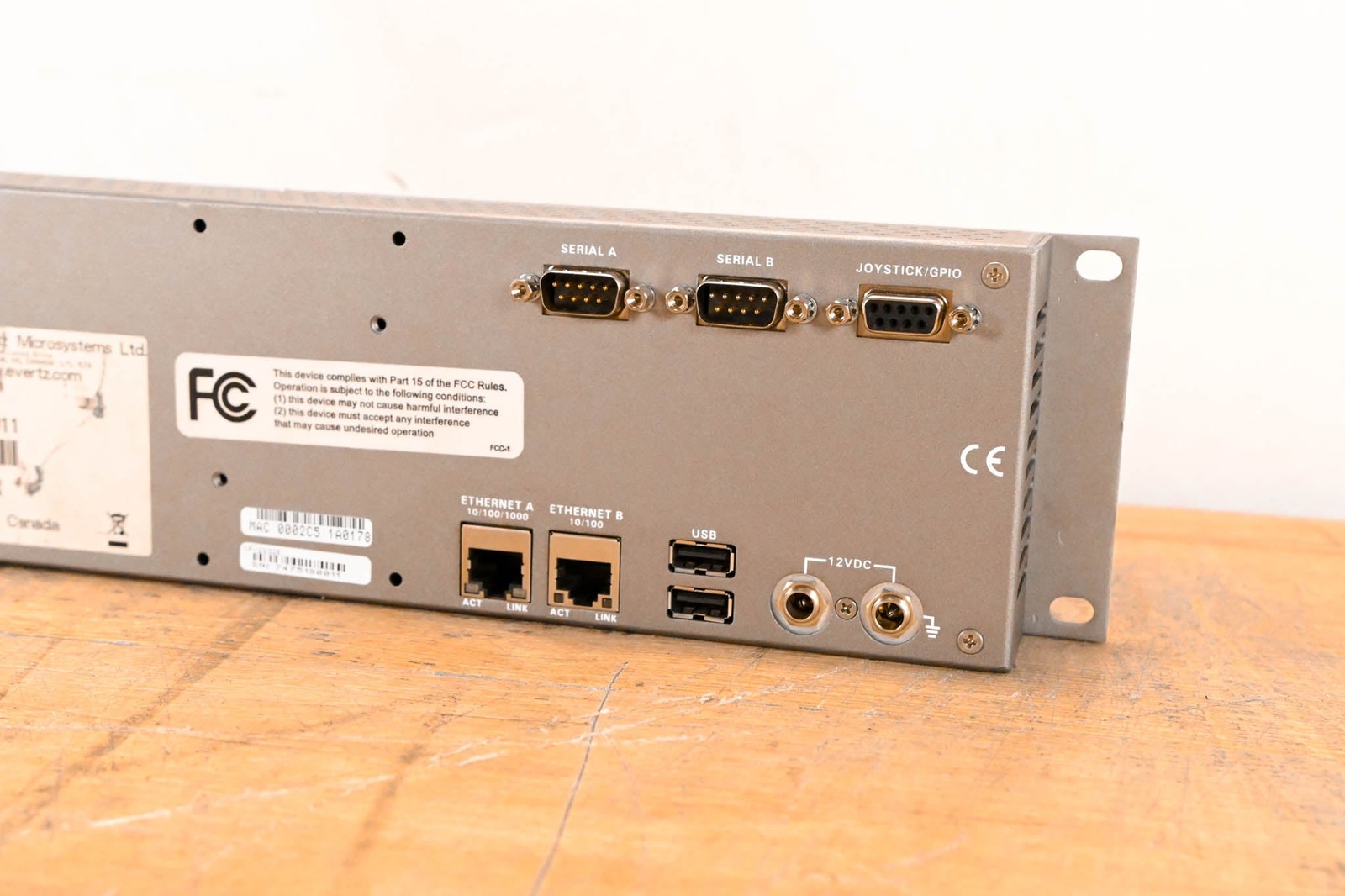 Evertz CP-2232E Advanced System Control Panel w/ 32 LCD Buttons (NO PSU) CG01V7D