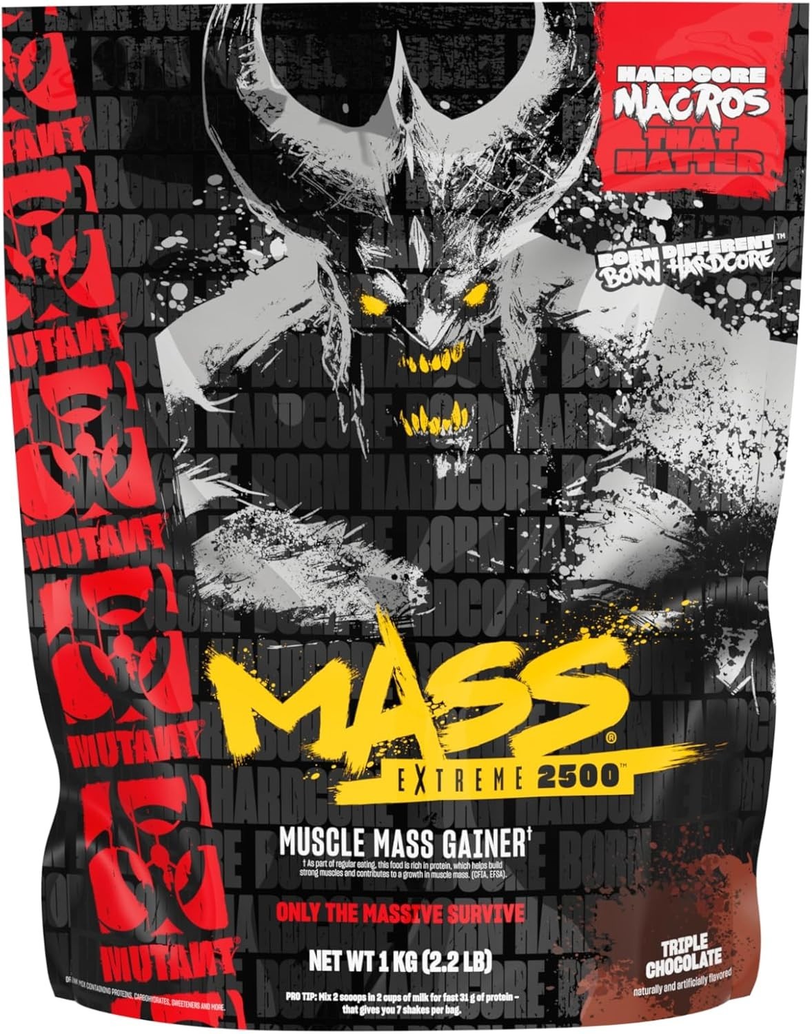 Mass Extreme 2500 – High Calorie Mass Gainer Whey Protein Powder for Muscle