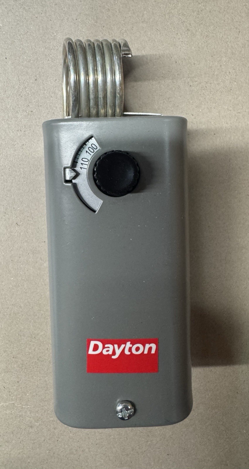 Dayton 1UHH2 Line Voltage Non-Programmable Analog Thermostat (Gray)