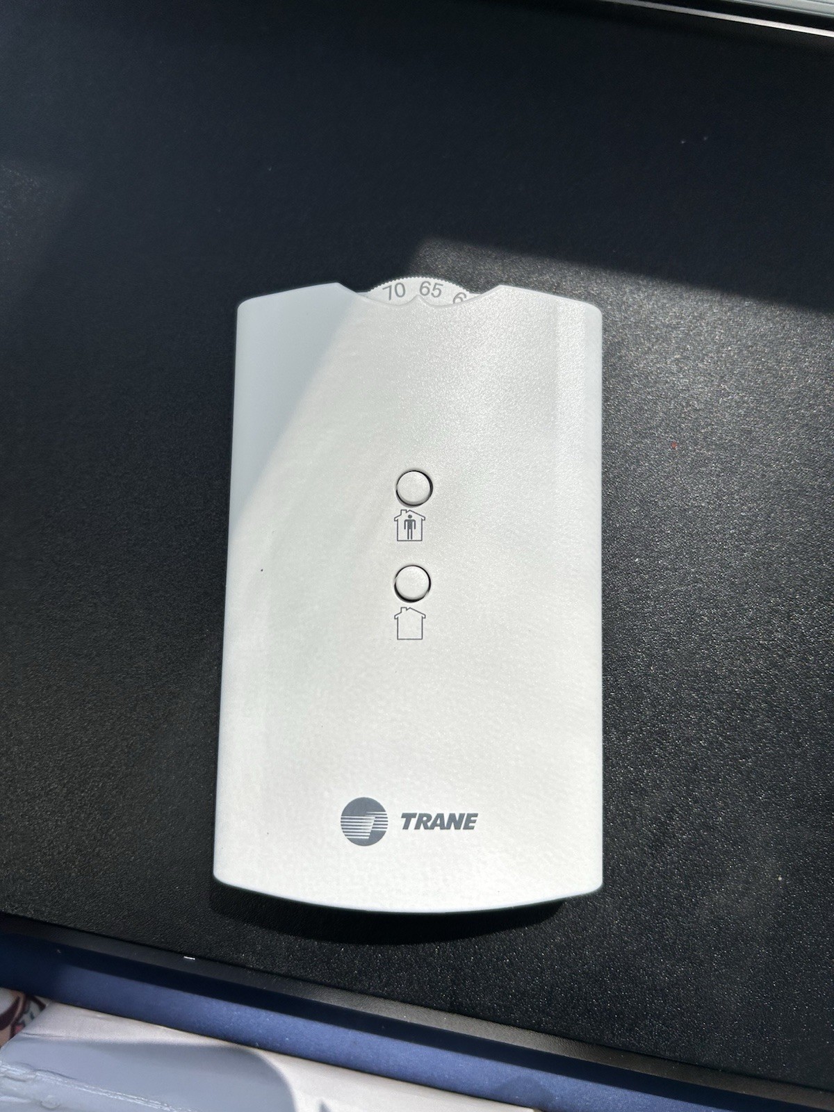 Trane BAYSENS074A Zone Sensor X13511527-01 Rev A 10k Dial White Plastic