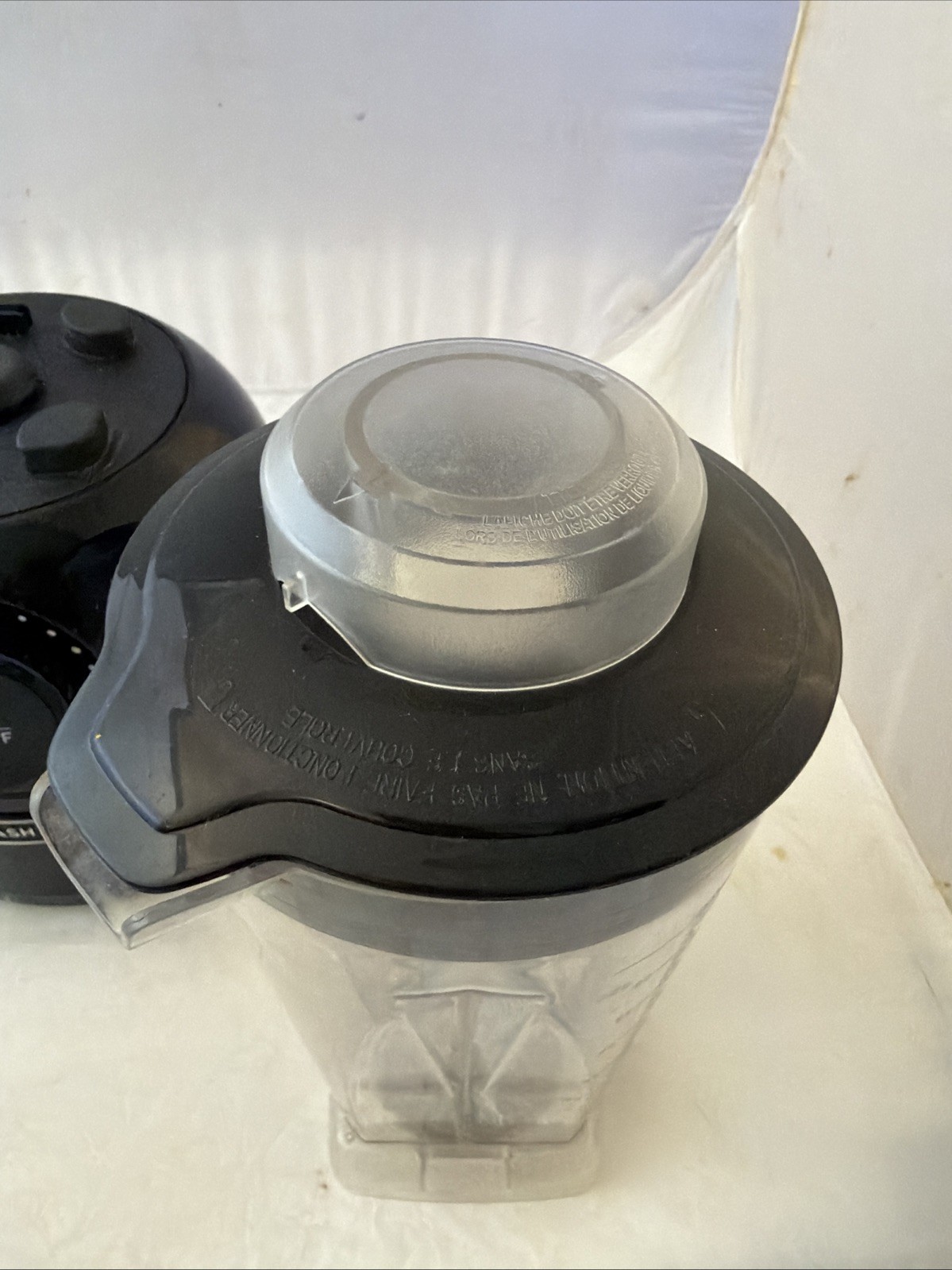 Dash Premium Chef Blender 64 OZ Black Model DPB300BK 1400 Cleaned & Tested