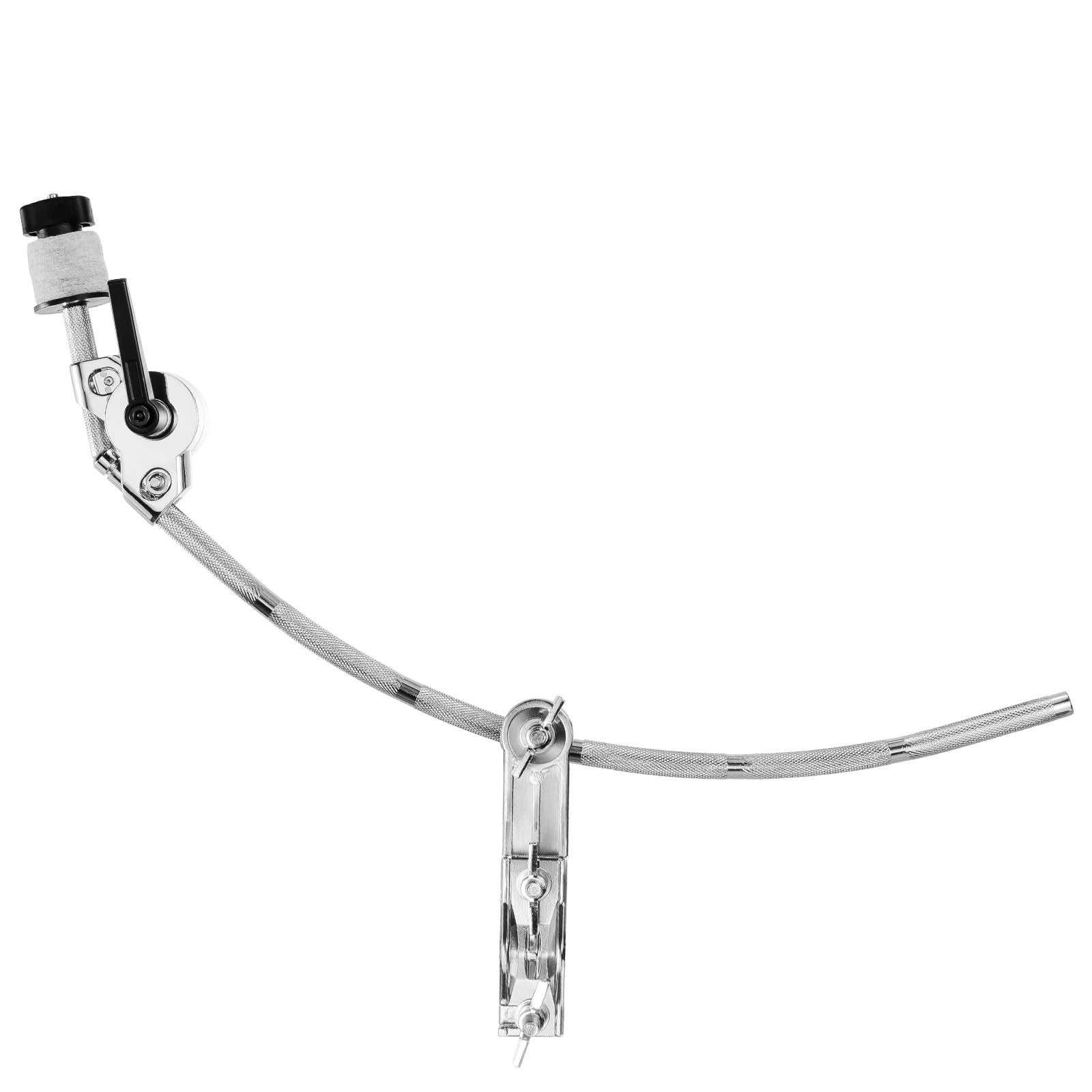 Cymbal Arm Cymbal Boom Holder with Clamp, Curved Cymbal Boom Arm with Ratchet...