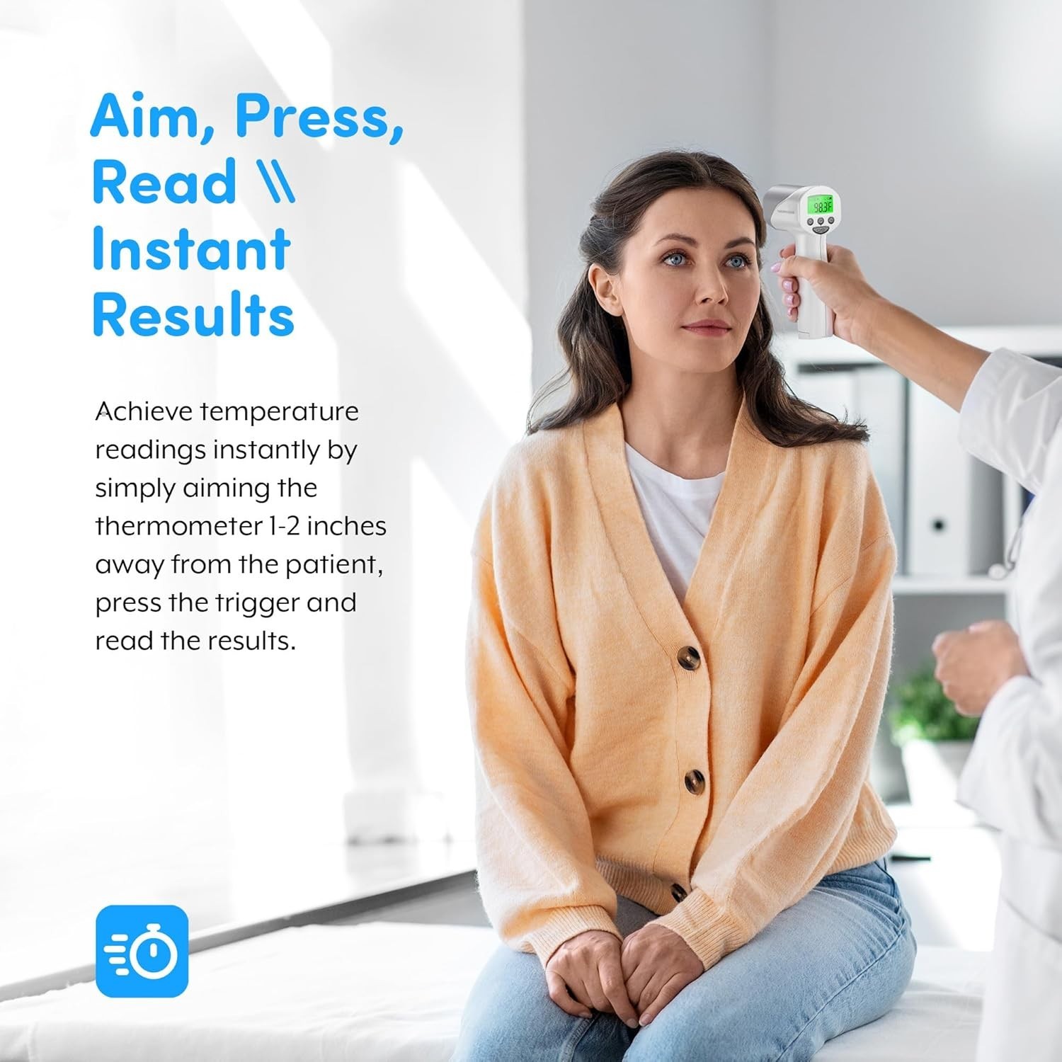 FSA-HSA Eligible Forehead Thermometer - Touchless & Accurate