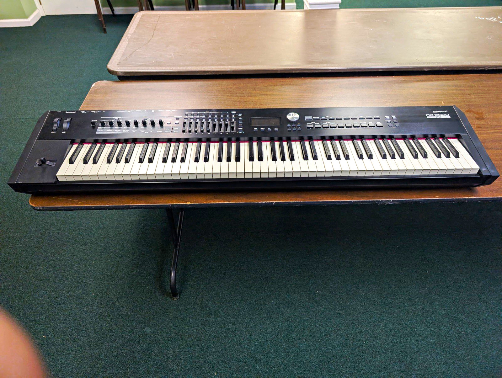 Roland RD-2000 EX 88-Key Digital Stage Piano Keyboard Black USB