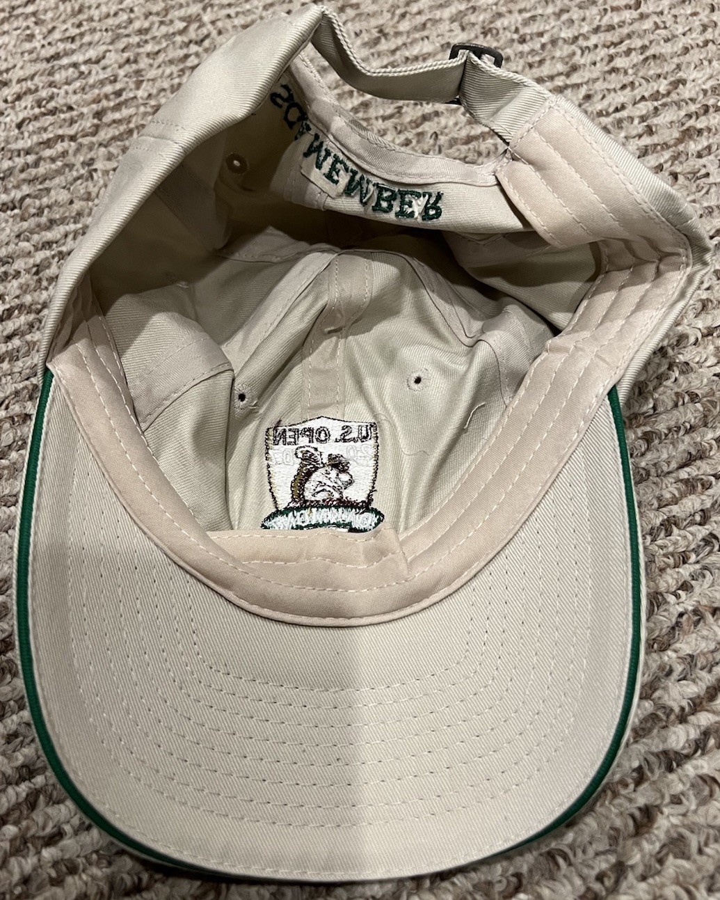 US Open Golf Hat Men 2007 Oakmont Adjustable Strap Back USGA Member Cap h5