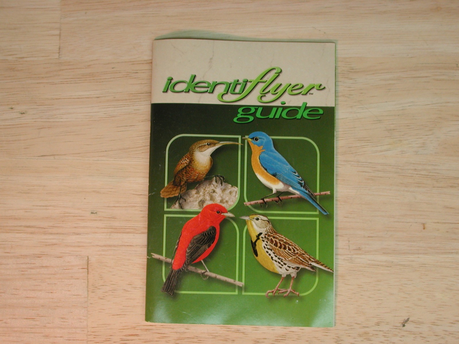 Birdsong Identiflyer - HANDHELD UNIT - player with 5 cards, identifier, tested,