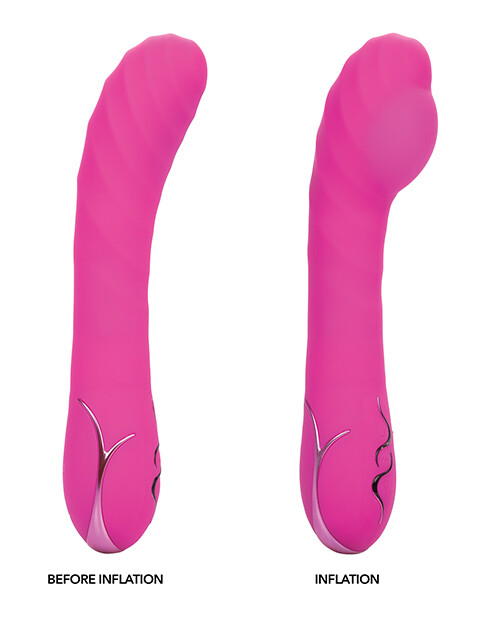 INSATIABLE G INFLATABLE G SPOT WAND VIBRATOR SILICONE RECHARGEABLE MASSAGER