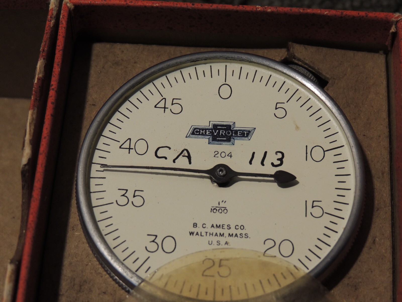Vintage Ames 204 Indicator Chevrolet