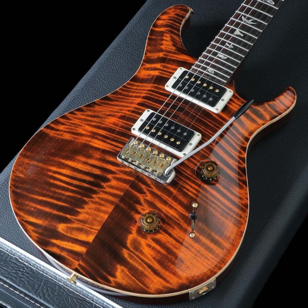 Paul Reed Smith PRS 2023 Custom 24 10TOP Orange Tiger Pattern Thin Neck Used