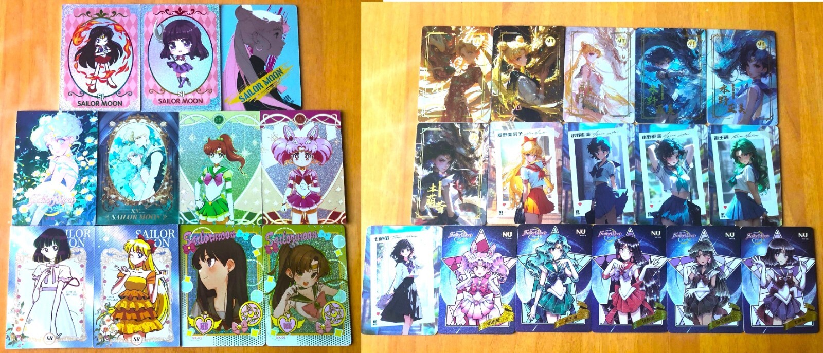Sailor Moon Crystal One Card Goddess Foil Cards - NT SJ SN SR NK SK - CHOOSE