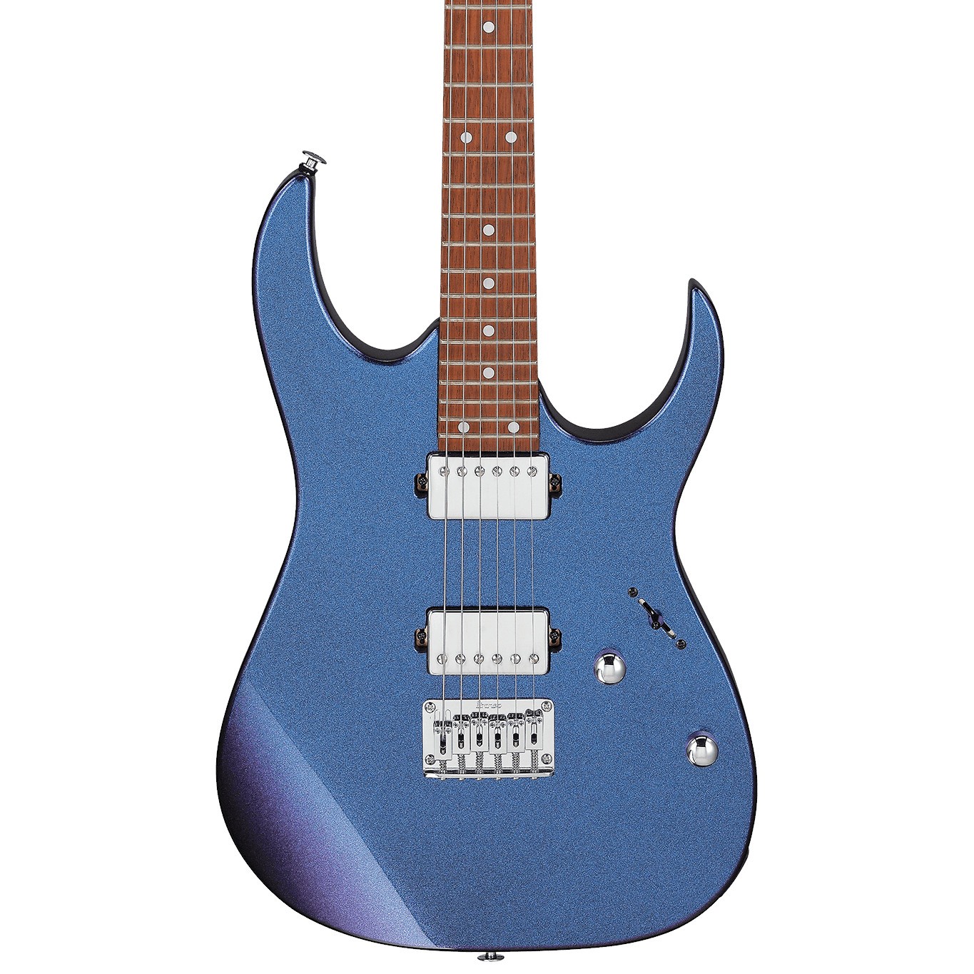 Ibanez GRG121SP Gio Electric Guitar, Jatoba Fingerboard, Blue Metal Chameleon