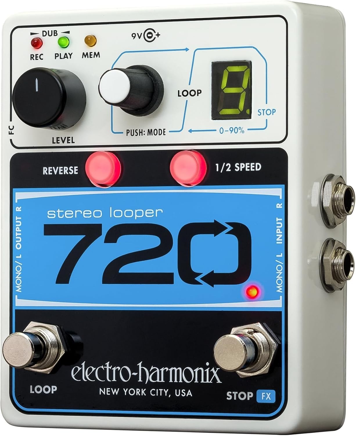 Electro-Harmonix 720 Stereo Looper Effects Pedal