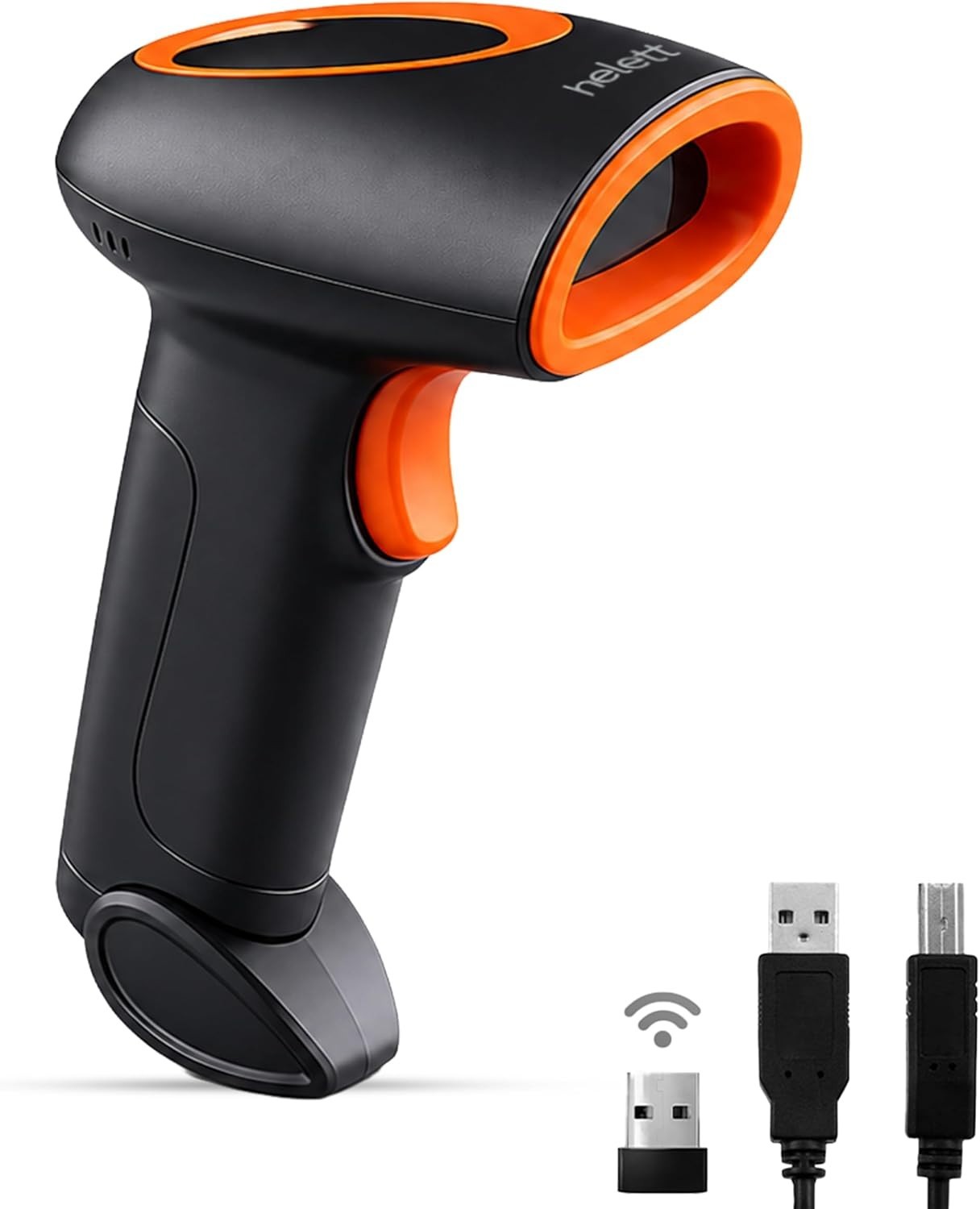 HT20 Wireless 2.4GHz 2D & 1D Barcode Scanner QR Code & Barcode Wired & Wirele...