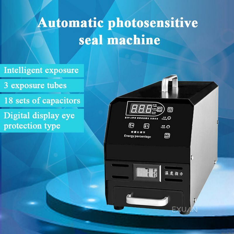Upgrade JJ-001V fully autom Eye protection digital photosensitive seal