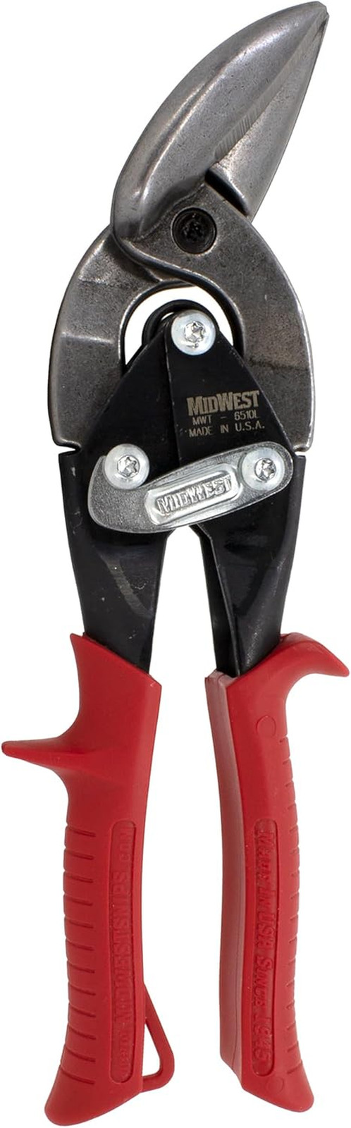 MIDWEST Aviation Snip - Left Cut Offset Tinner Shears, Made in the USA - MWT-651