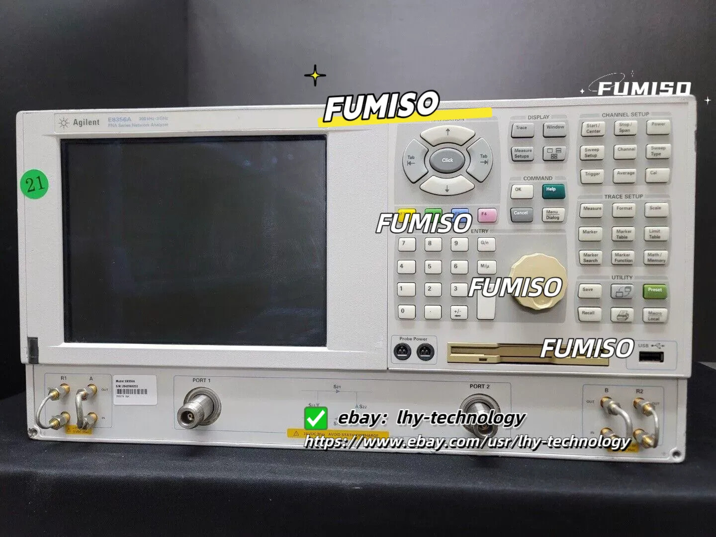 Agilent Keysight E8356A PNA Network Analyzer with options&lhy