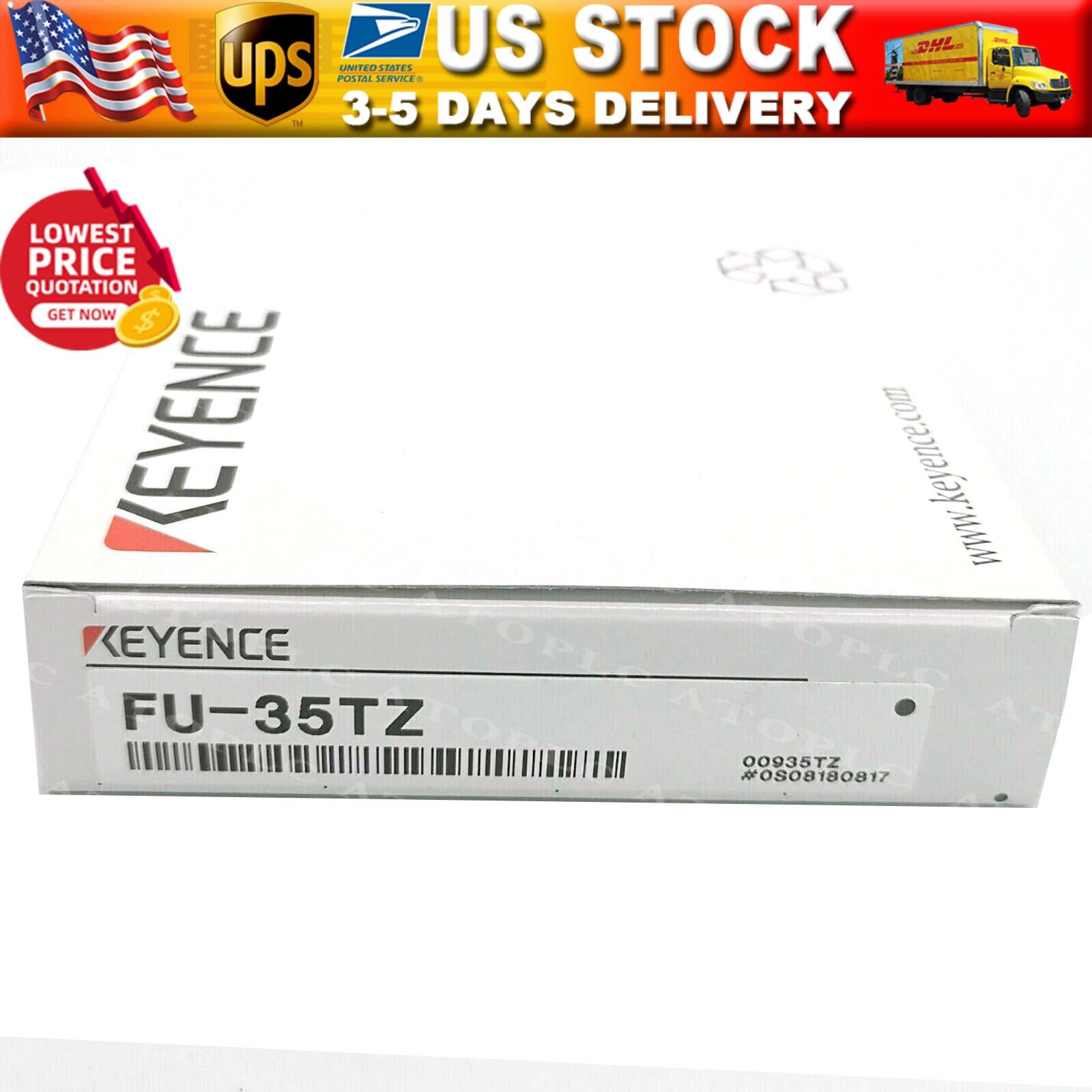 1PC Keyence FU-35TZ Fiber Optic Sensor New In Box Fast Shipping