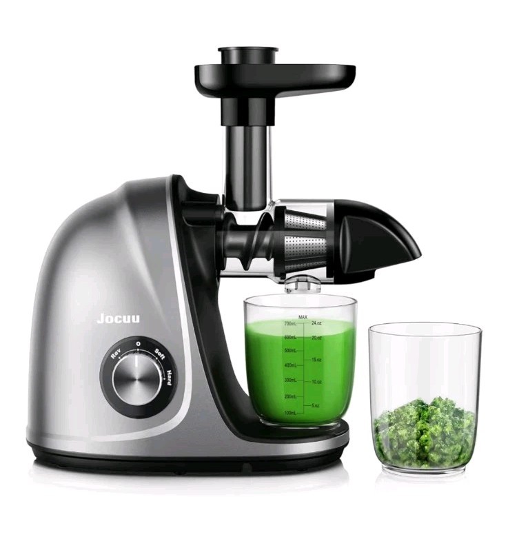Jocuu Slow Masticating Juicer with 2-Speed Modes - Cold Press Juicer Machine