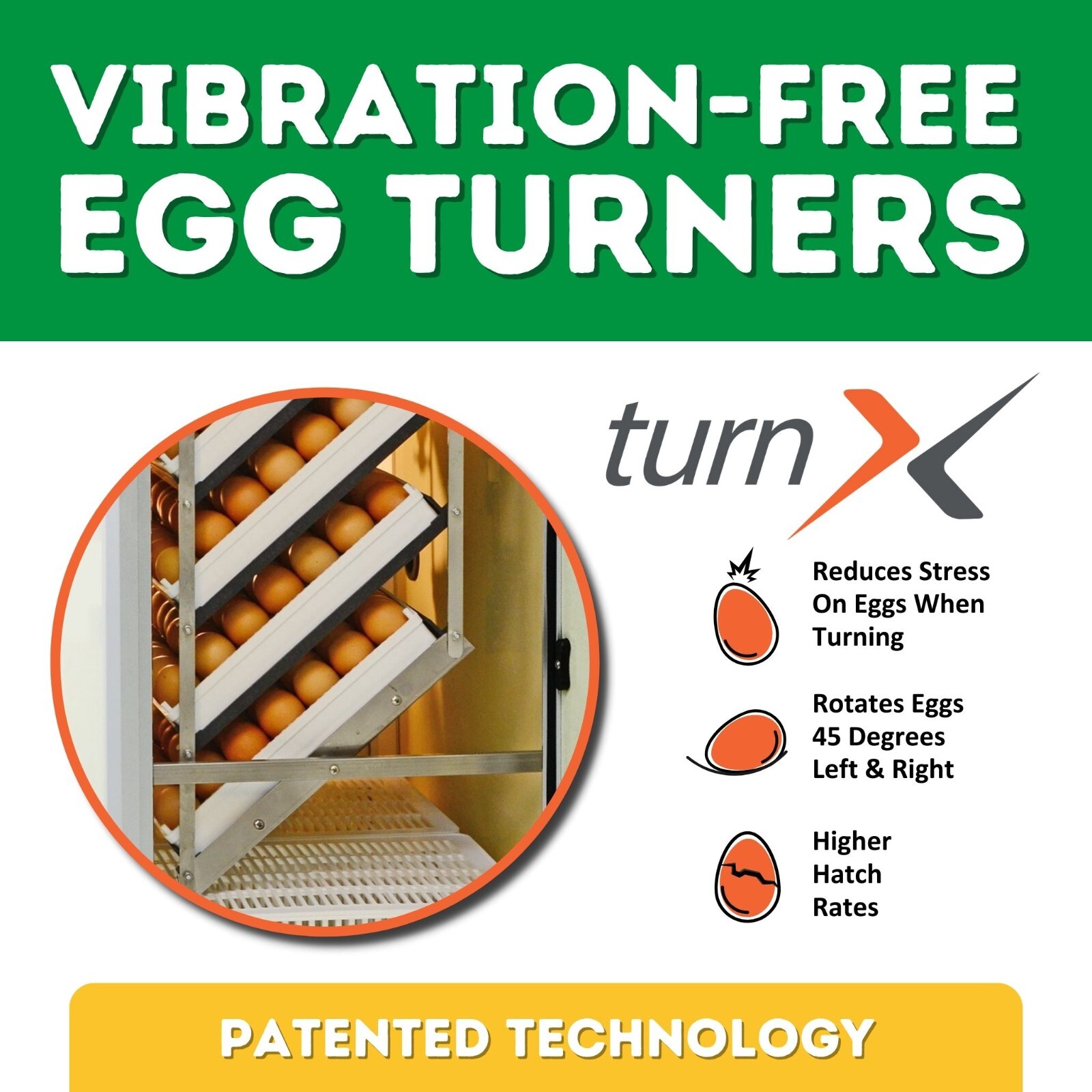 HB175 S - Egg Incubator - Setter
