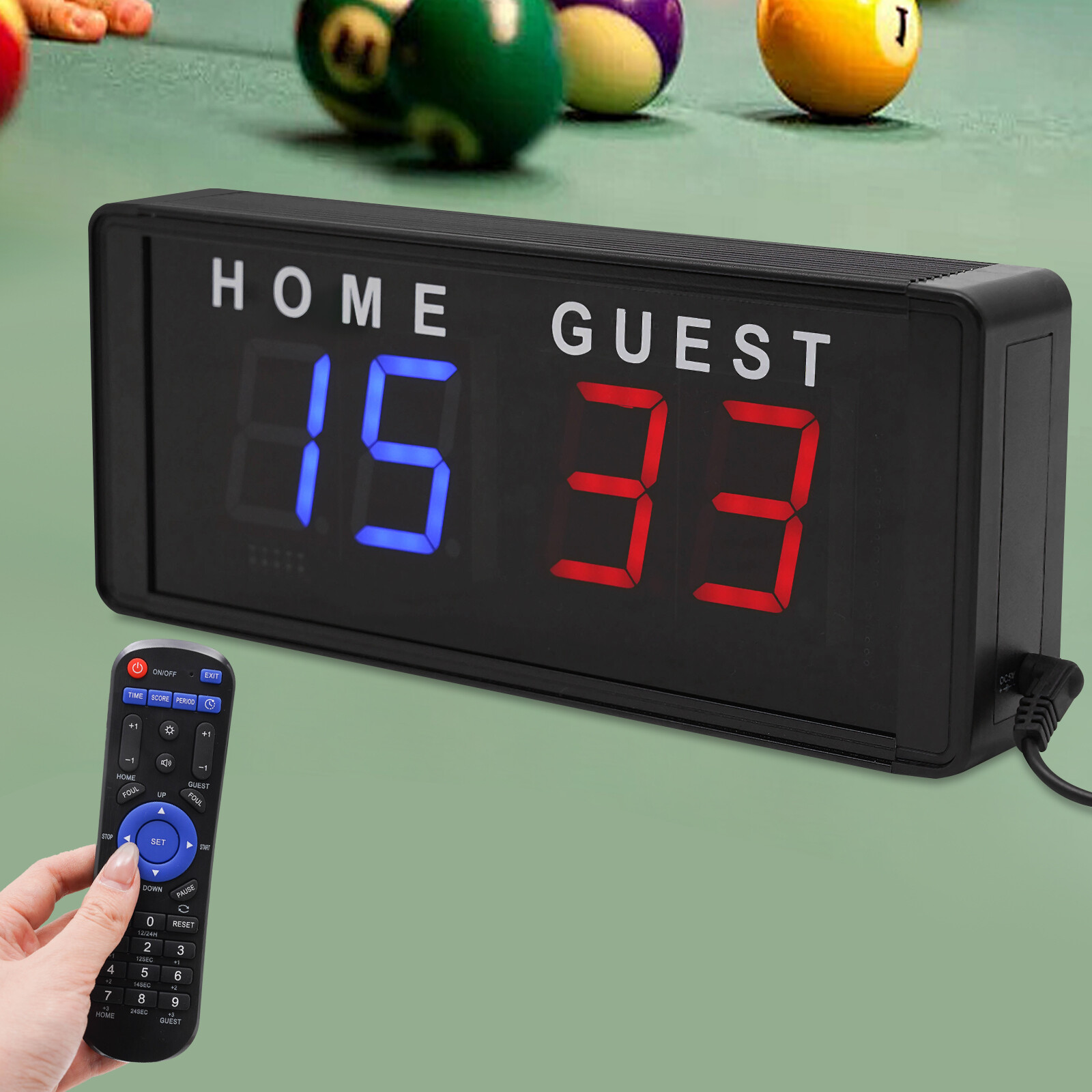 High-End Portable LED Scoreboard for Accurate Game Management